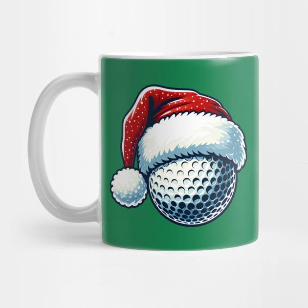 Christmas Golf Ball Golfing Golfer Gift by E